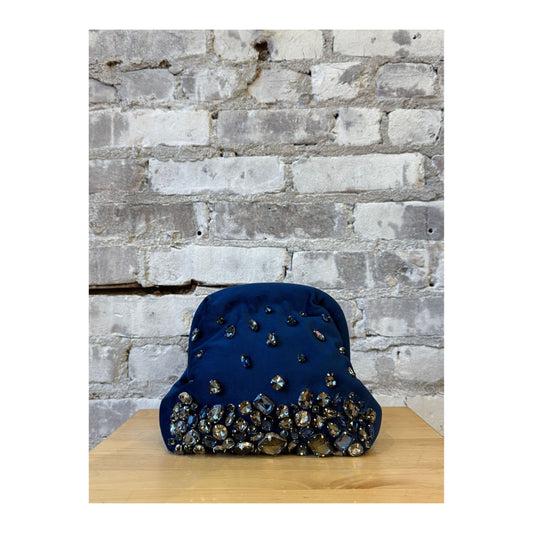 Pepita Clutch - Blue