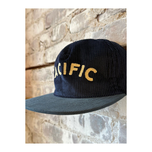 Pacific Strapback Cord Hat - Navy - DUNE + SALT