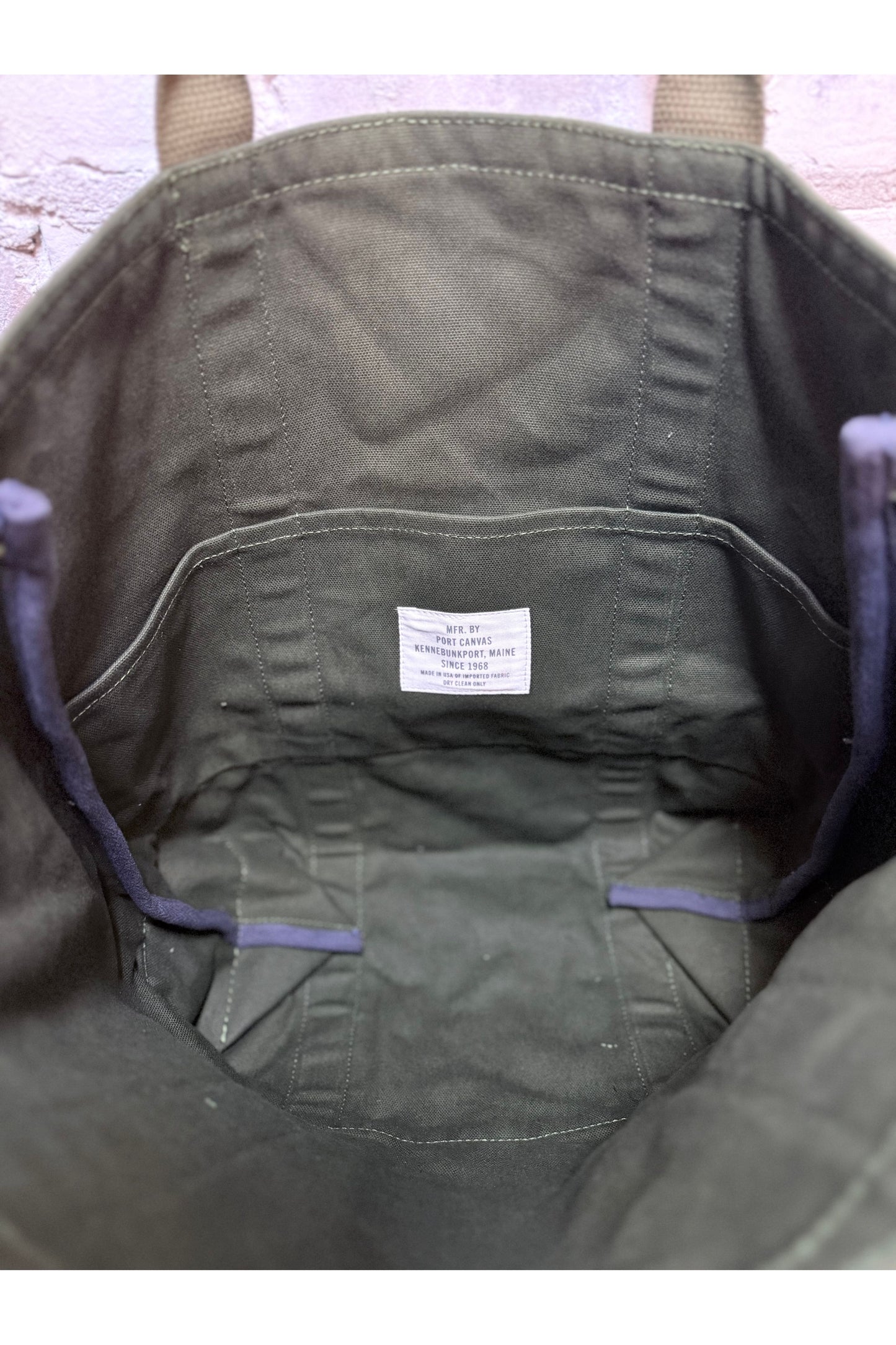 Wide Wale Cord Utility Tote - Olive