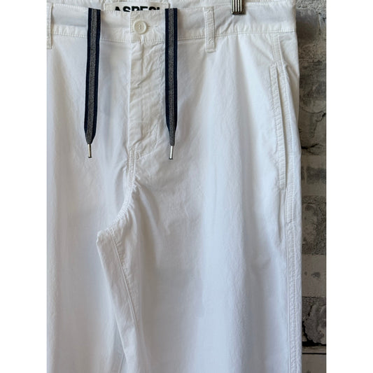 Poplin Chino Trousers - White - DUNE + SALT