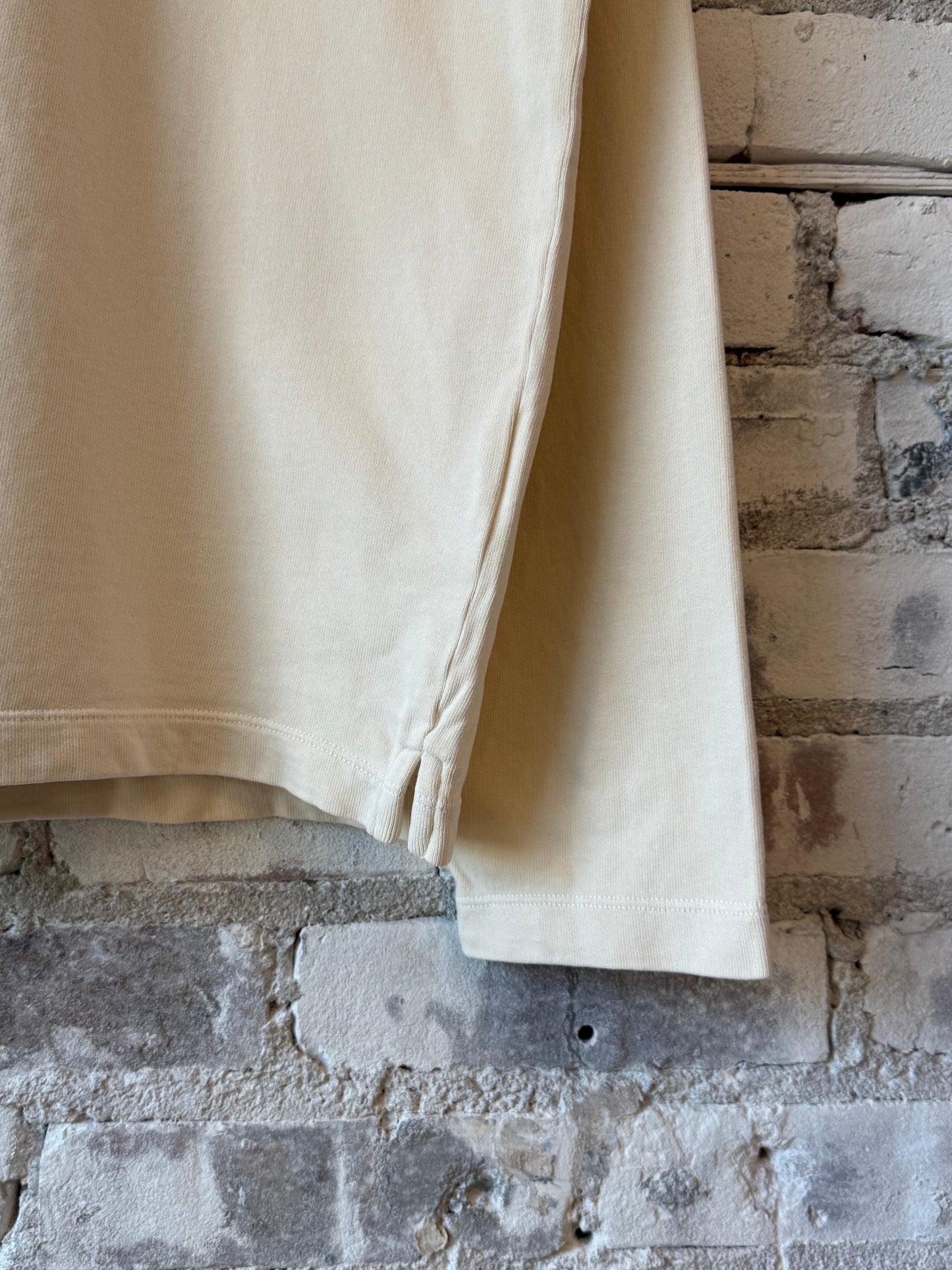 Light Fleece Rugby Knitted Polo - Stone - DUNE + SALT