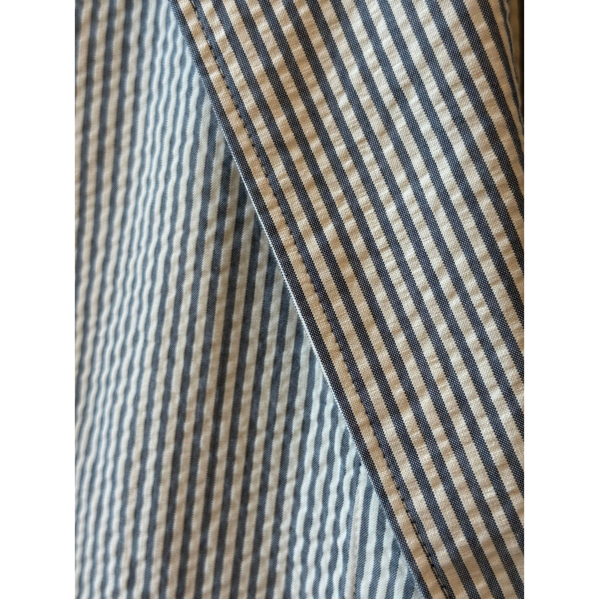 Men's Jules Woven Jacket by Hartford Men's in blue and cream, featuring a textured woven fabric and casual fit.
