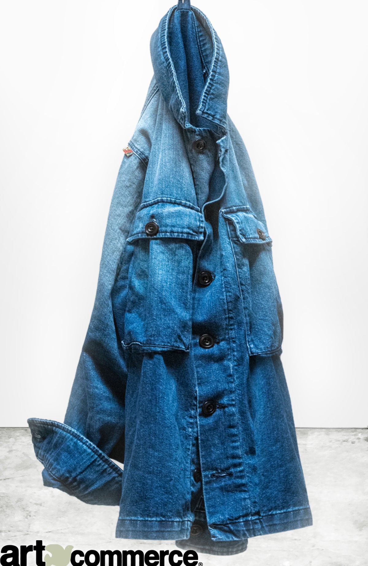 INDIGO WORKSHOP/UNIFORM BIGGY SHIRT - Indigo Blues