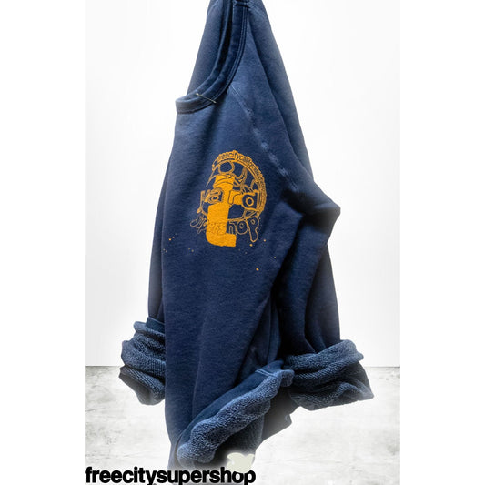FreeCity ARTYARD/SUPERSHOP STAMP SUPERYUMM RAGLAN - Moonshrooms Powder White Smoke