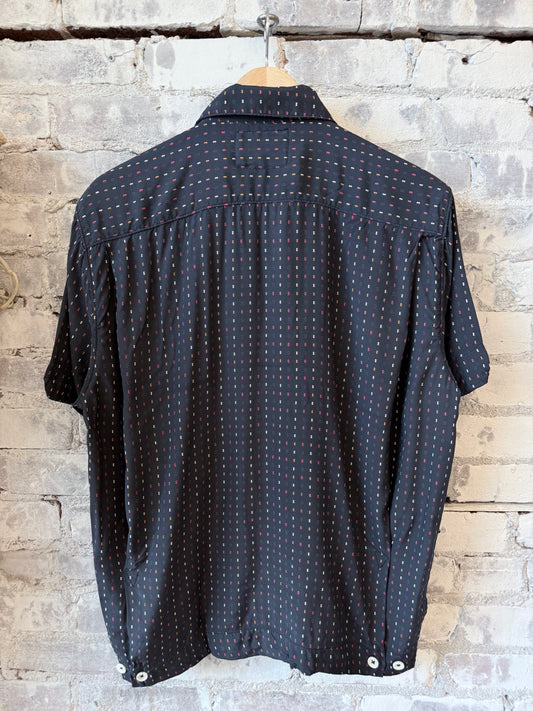 Jove 50's Shirt - Navy - DUNE + SALT