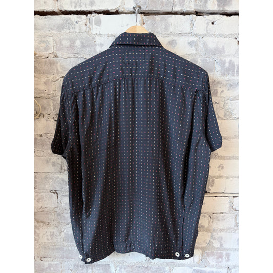 Jove 50's Shirt - Navy - DUNE + SALT
