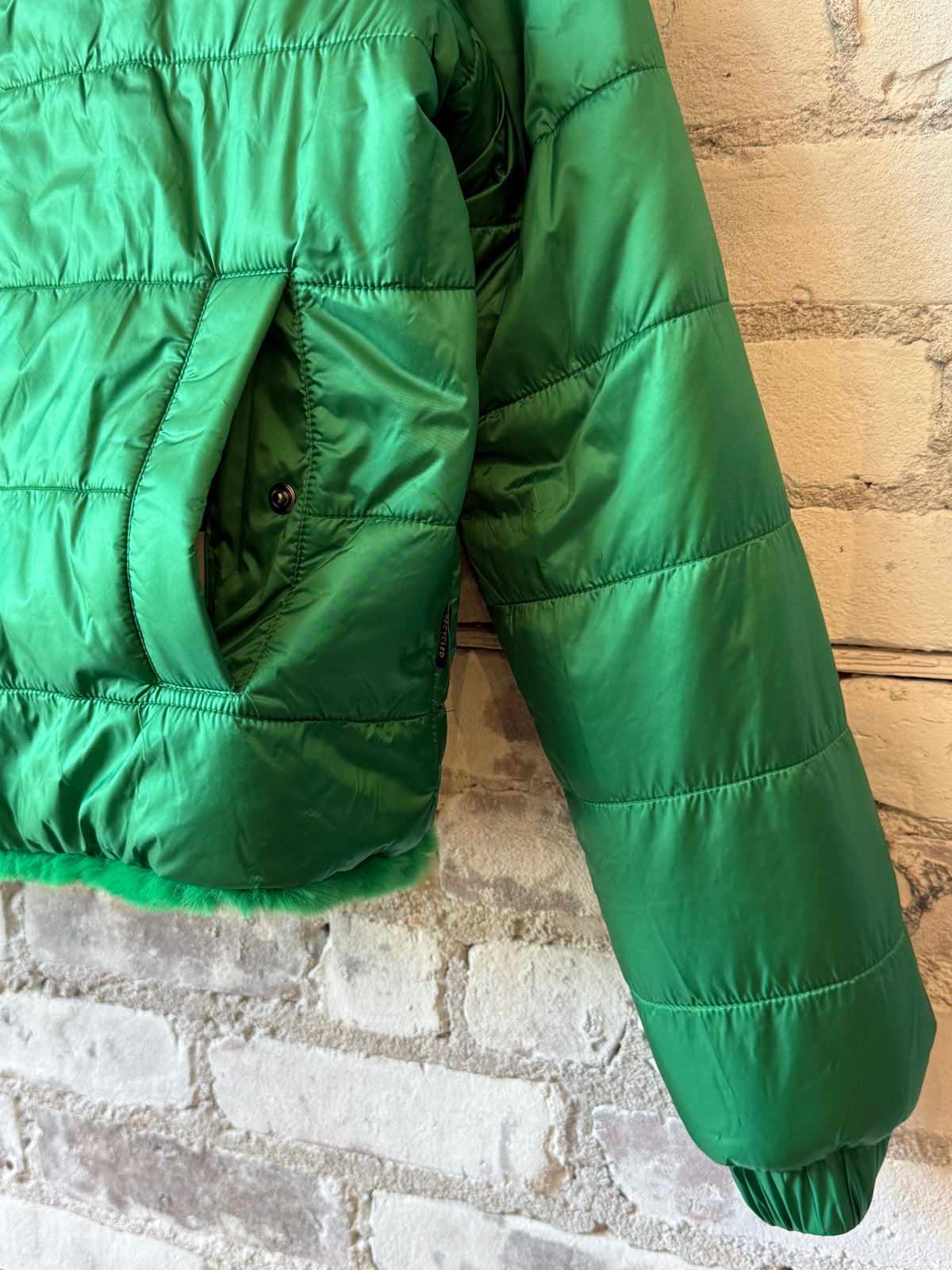 Save The Duck Jeon Reversible Jacket - Jolly Green Light Gray