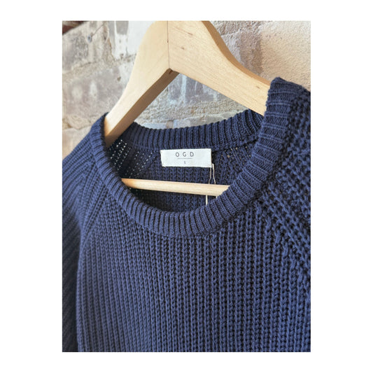 Raleigh Pullover - Navy - DUNE + SALT