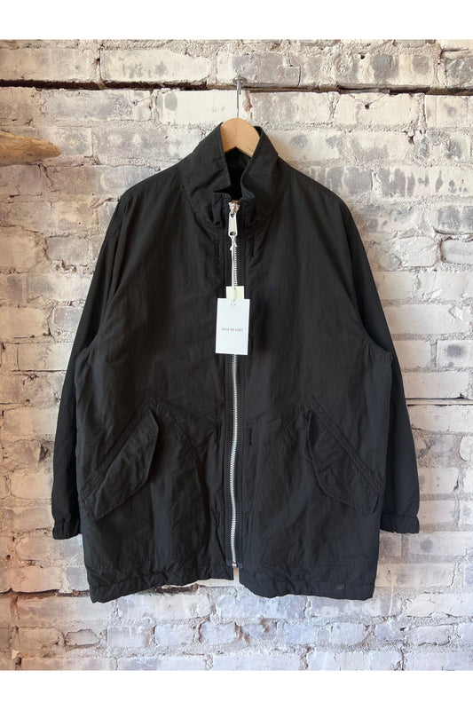 High Density Twill Reversible Military Jacket - Black - DUNE + SALT