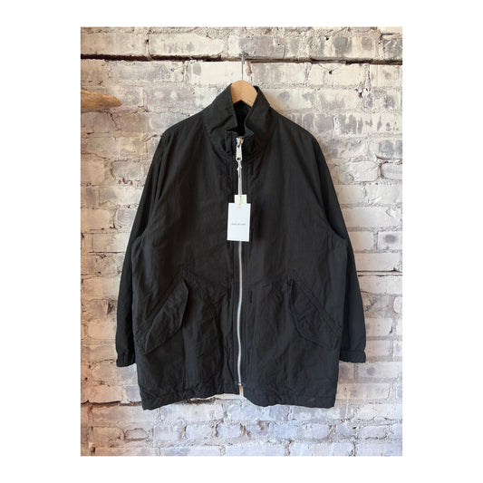High Density Twill Reversible Military Jacket - Black - DUNE + SALT