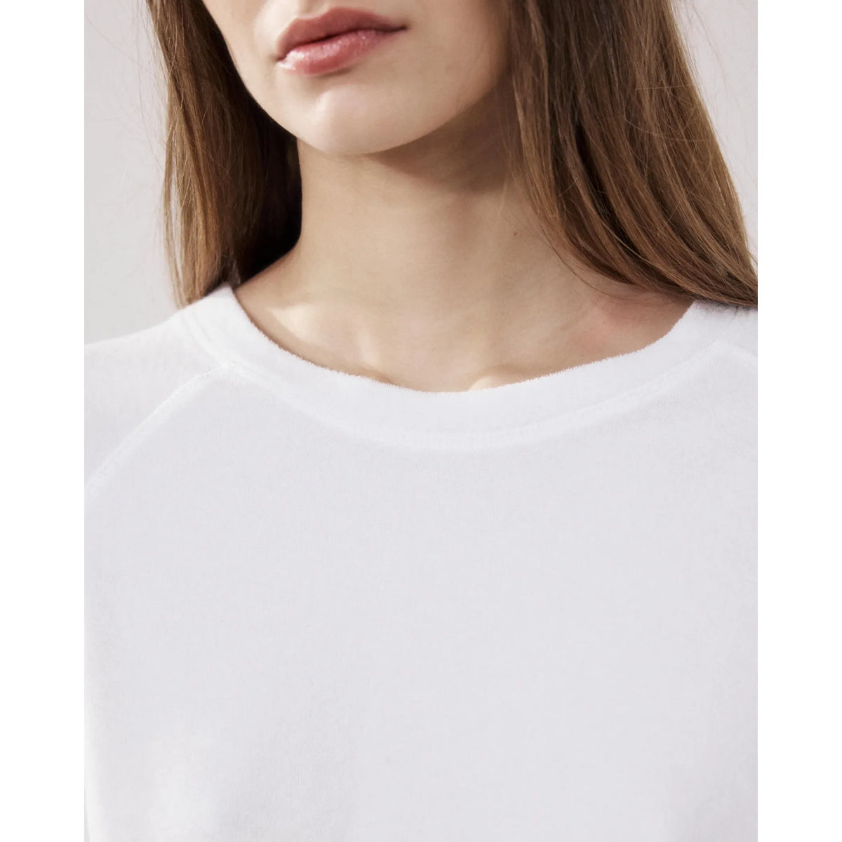 Hartford Women's Tahiry Knit Sweatshirt - White Lavender