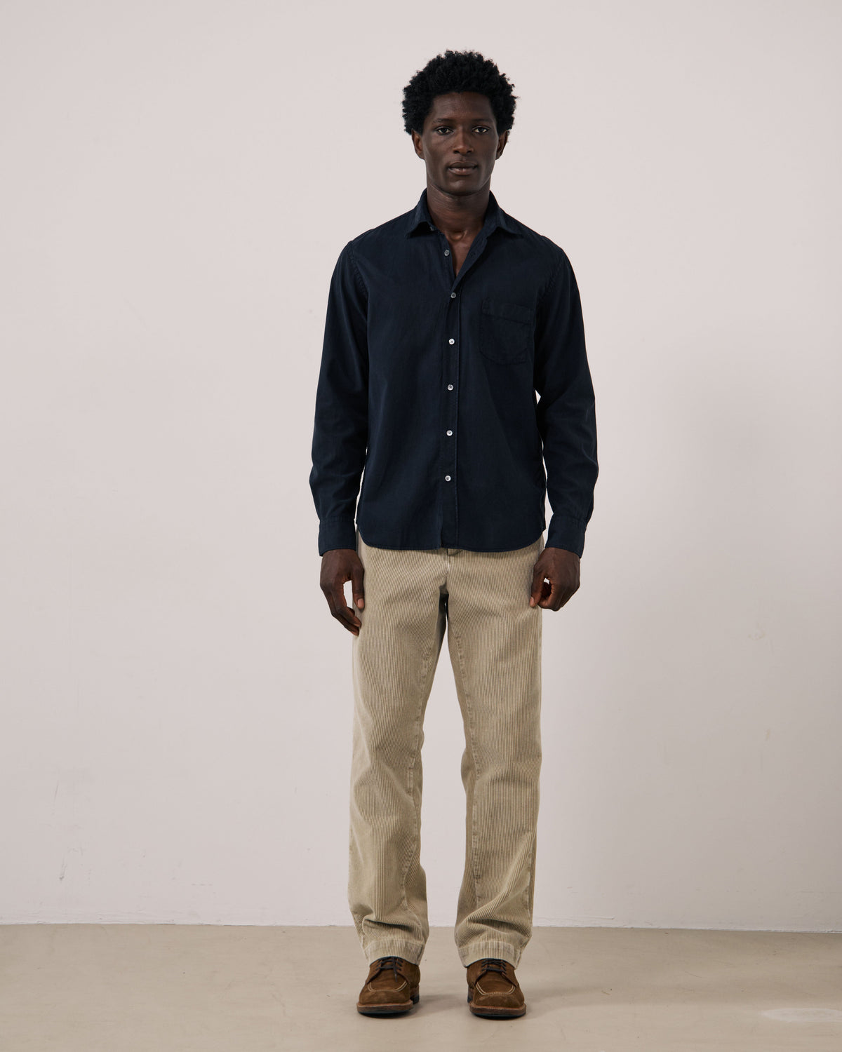 Paul Pat Woven Shirt - Marine Blue