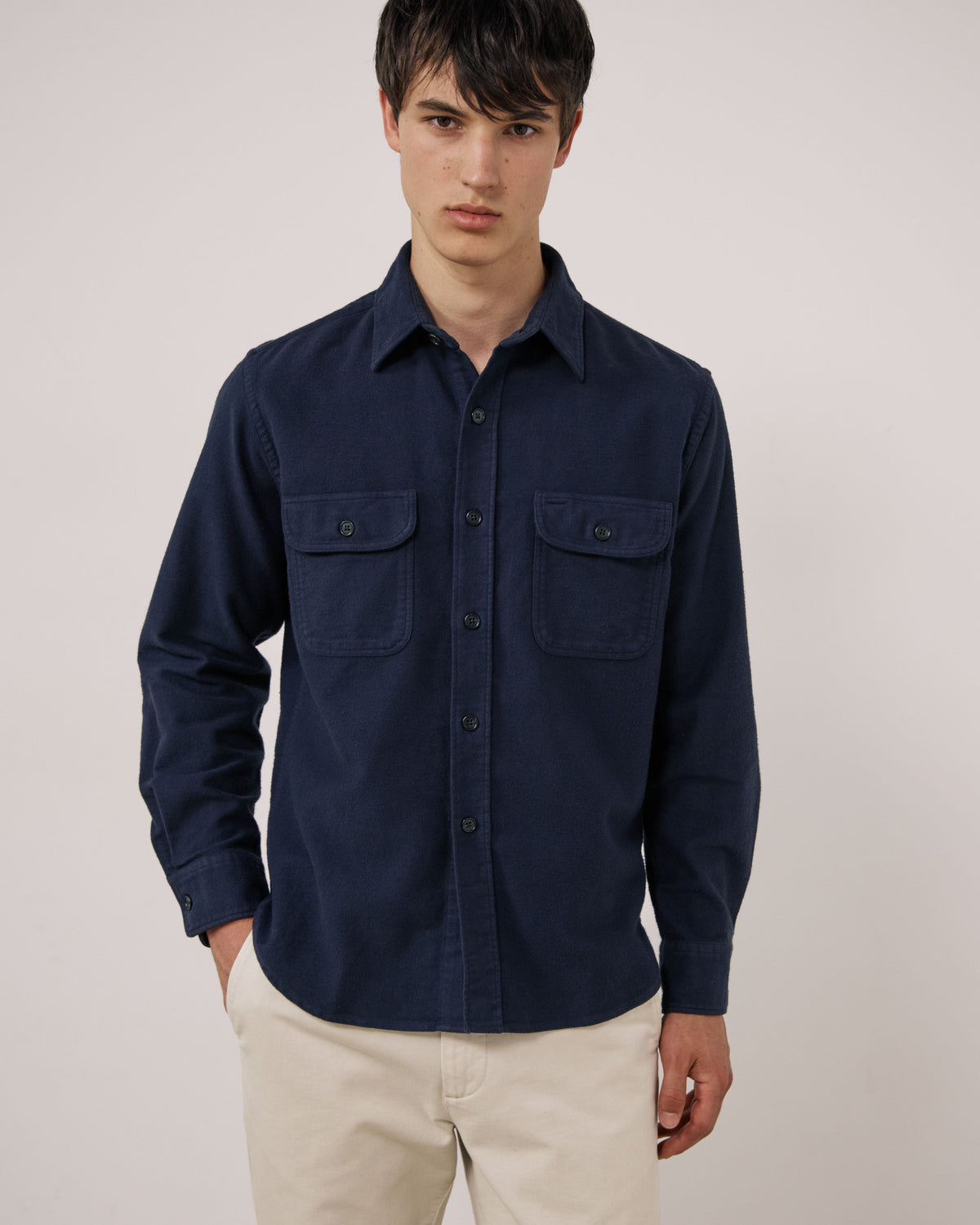 Paco Pat Woven Shirt - Marine Blue