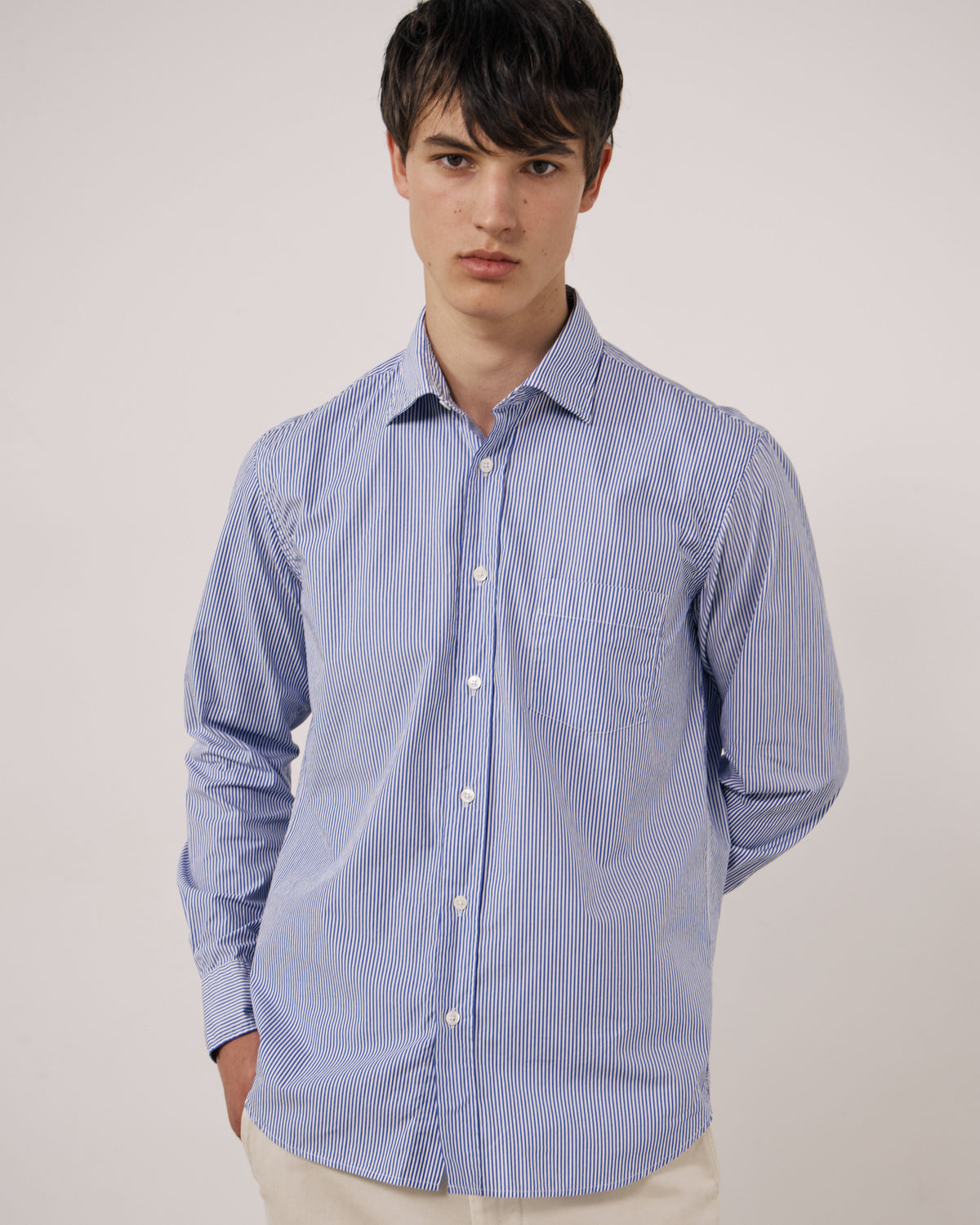 Paul Woven Shirt - Blue