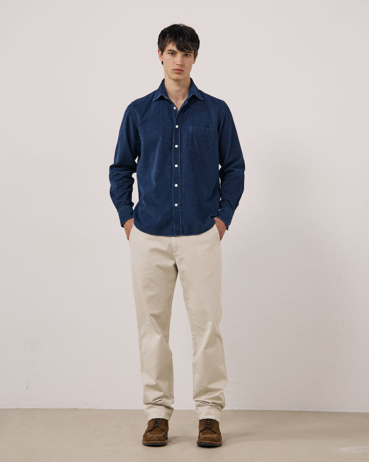 Paul Woven Shirt - Indigo