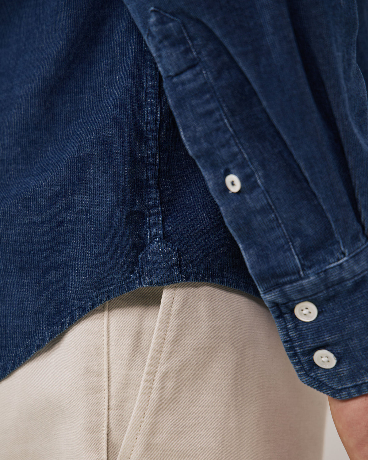 Paul Woven Shirt - Indigo