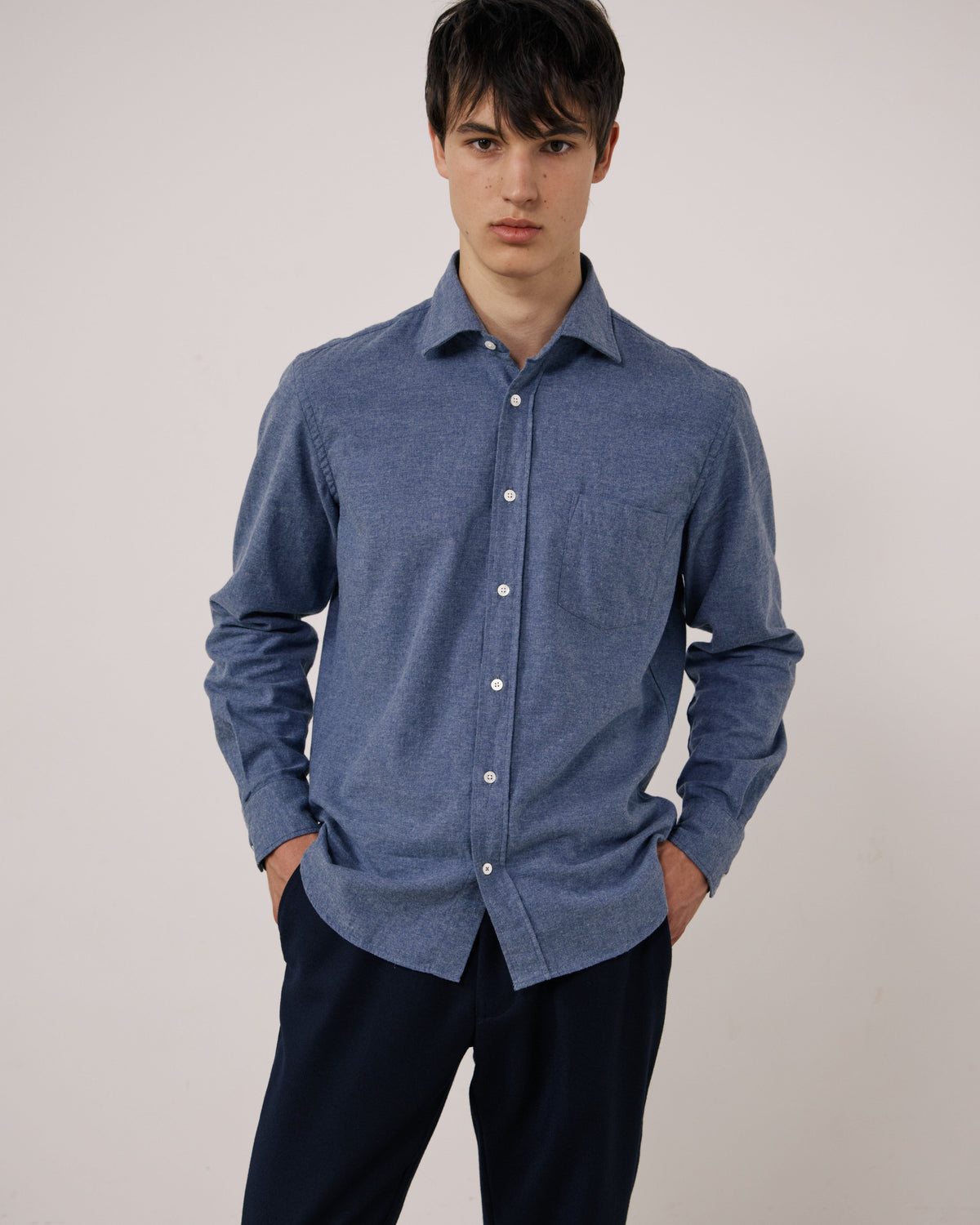 Paul Woven Shirt - Denim