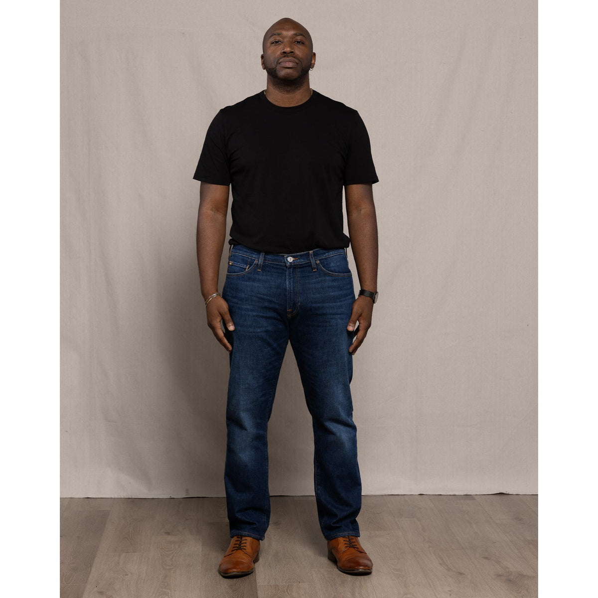 Men's Ace Rivington Brodie Taper Comfort 12oz jeans in Dark Classic wash