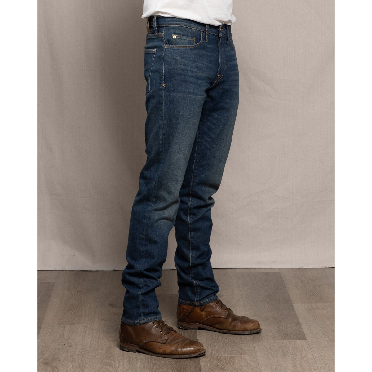 Men's Ace Rivington Brodie Taper Comfort 12oz jeans in Dirty Classic wash