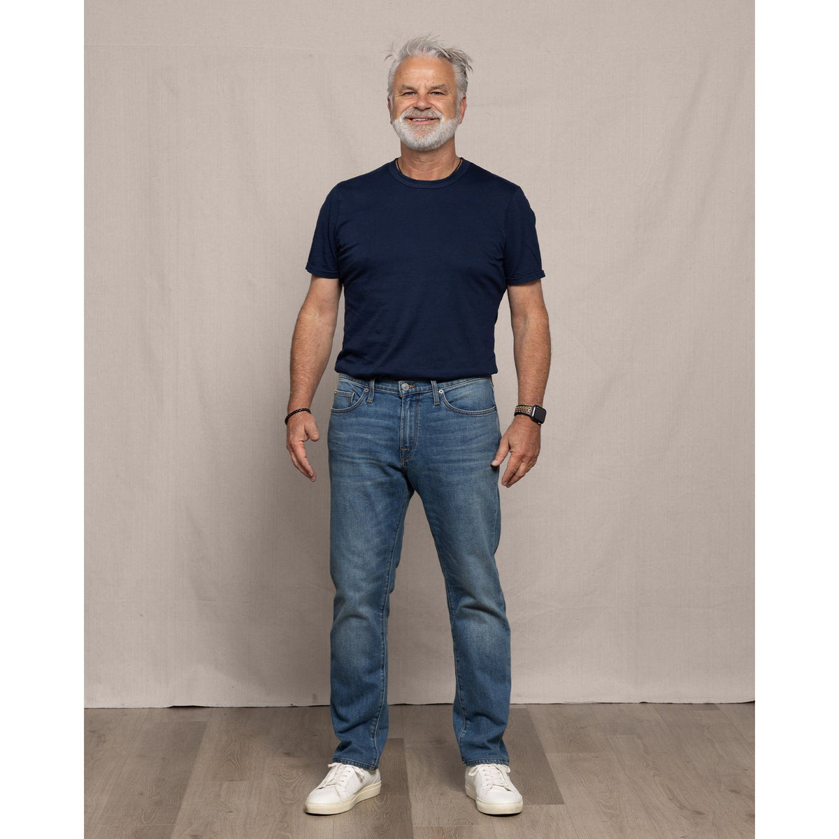 Men's Ace Rivington Brodie Taper Comfort 12oz jeans in Medium Classic wash