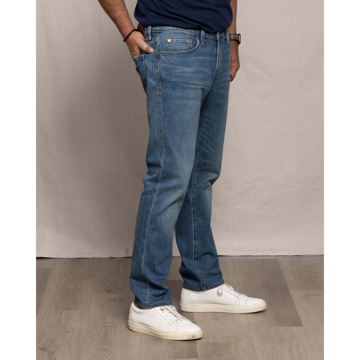 Men's Ace Rivington Brodie Taper Comfort 12oz jeans in Medium Classic wash