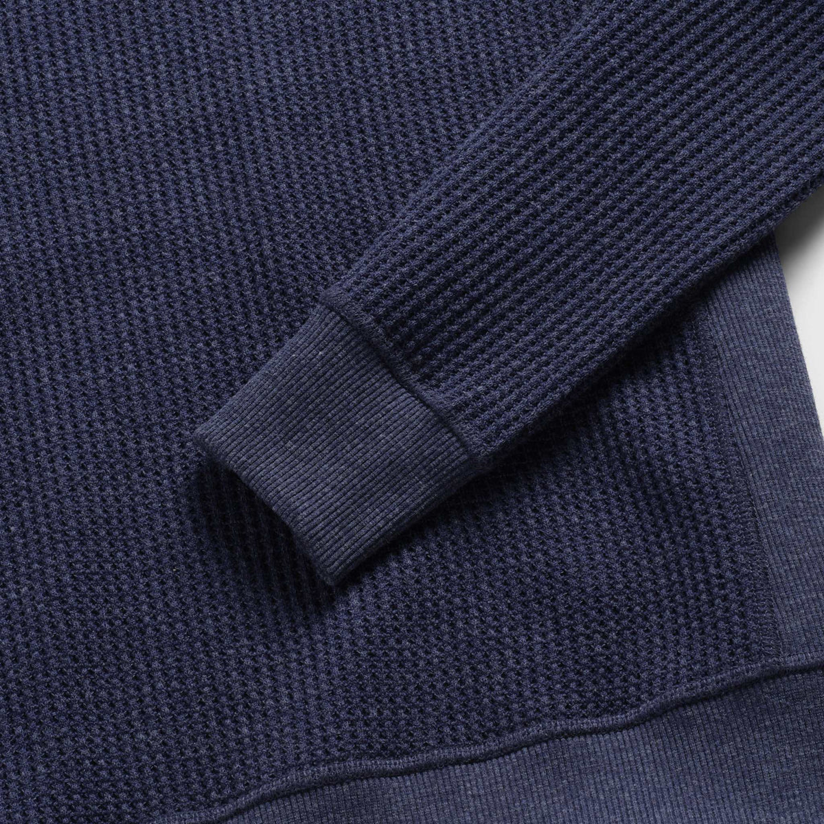 Surfside Supply Butch Waffle Fleece Crewneck - Navy Heather Dark Slate Gray