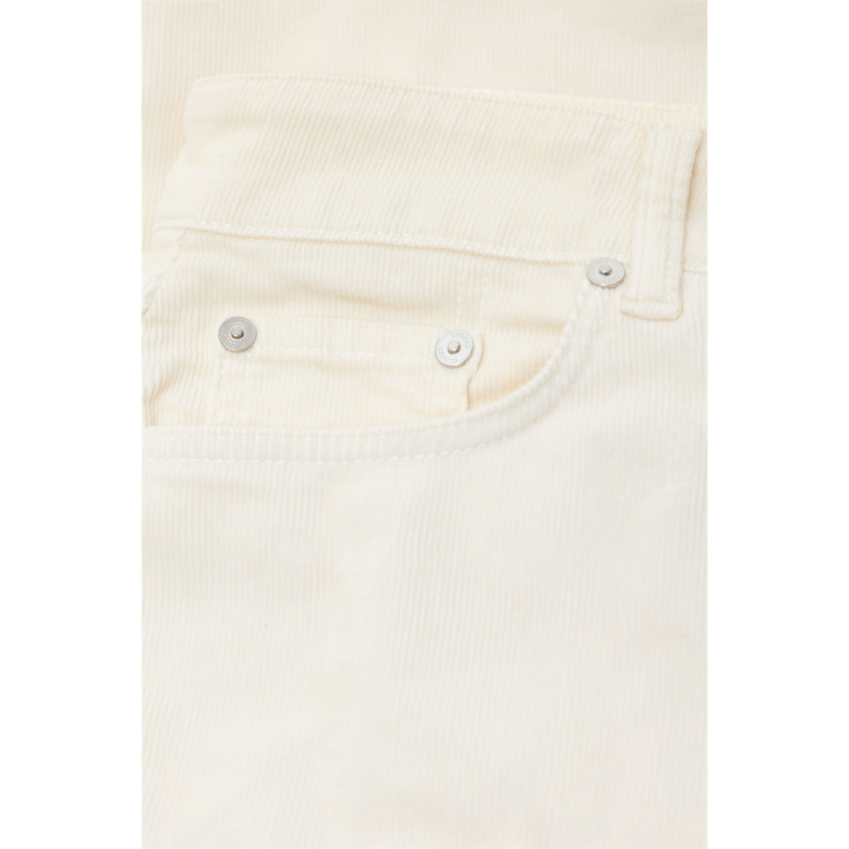Closed Women's Milo Straight Corduroy Pants - Whipped Cream Antique White