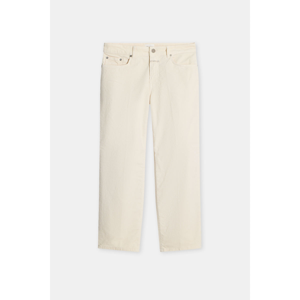 Closed Women's Milo Straight Corduroy Pants - Whipped Cream Antique White