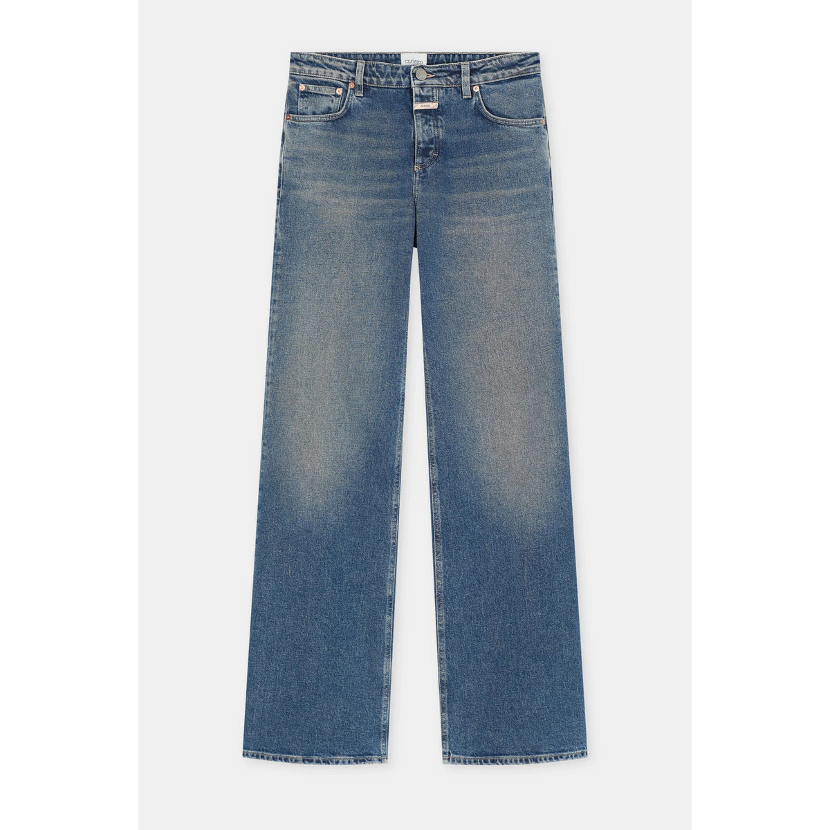 Closed Women's Gillan Comfort Wide Jean - Mid Blue Dark Slate Gray
