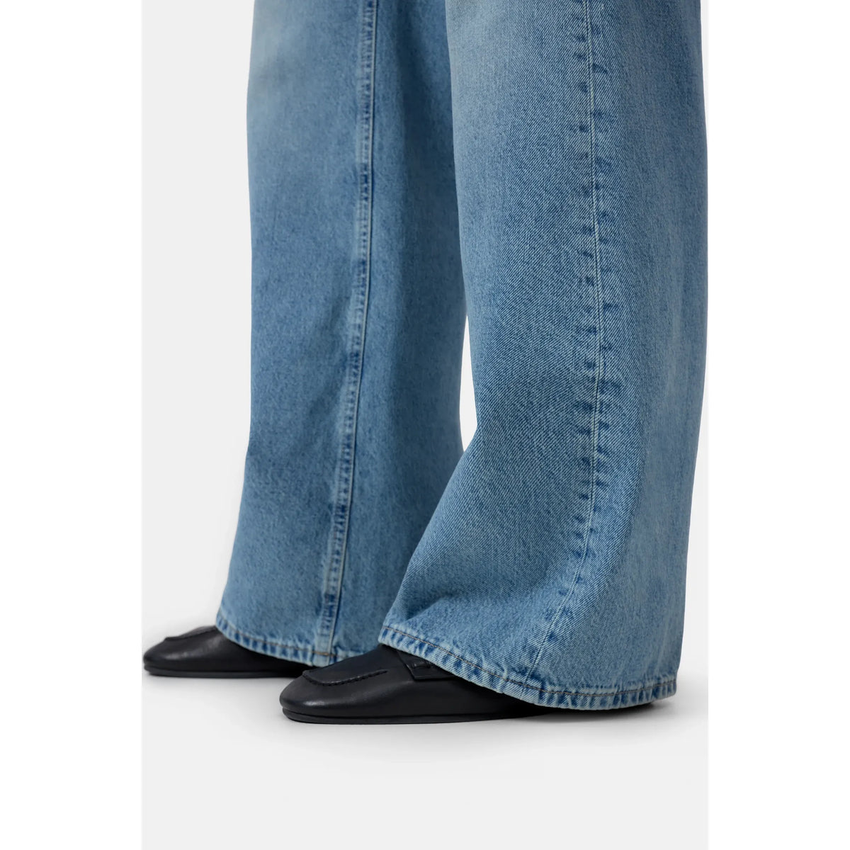 Light blue Gillan Wide Jeans for women by Closed Women's, showing the relaxed fit and classic denim texture.