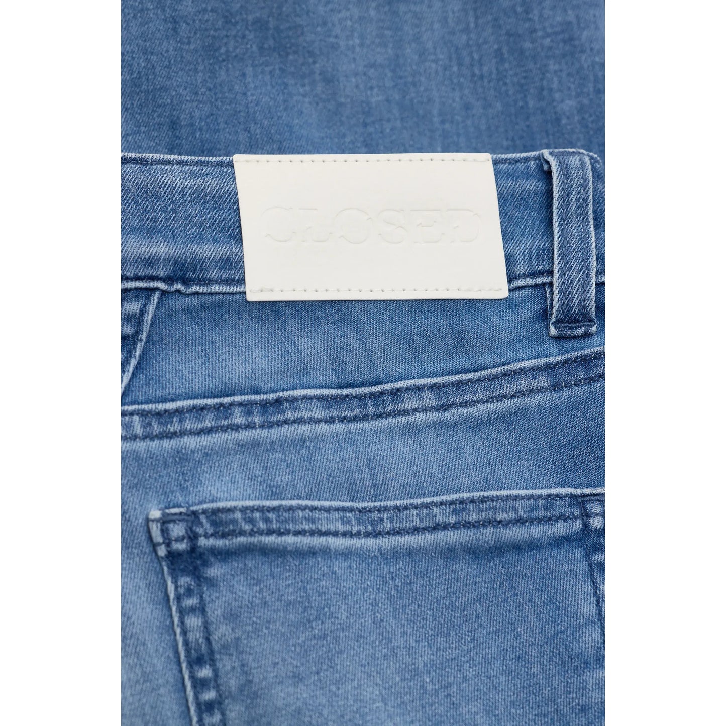 Baker Power Stretch Skinny Jean - Mid Blue - DUNE + SALT