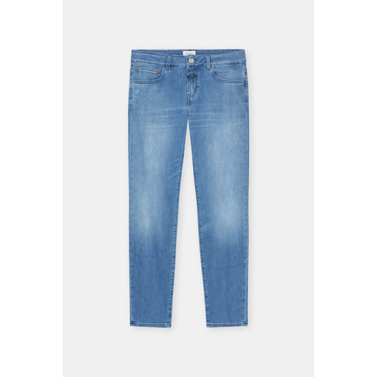 Baker Power Stretch Skinny Jean - Mid Blue - DUNE + SALT