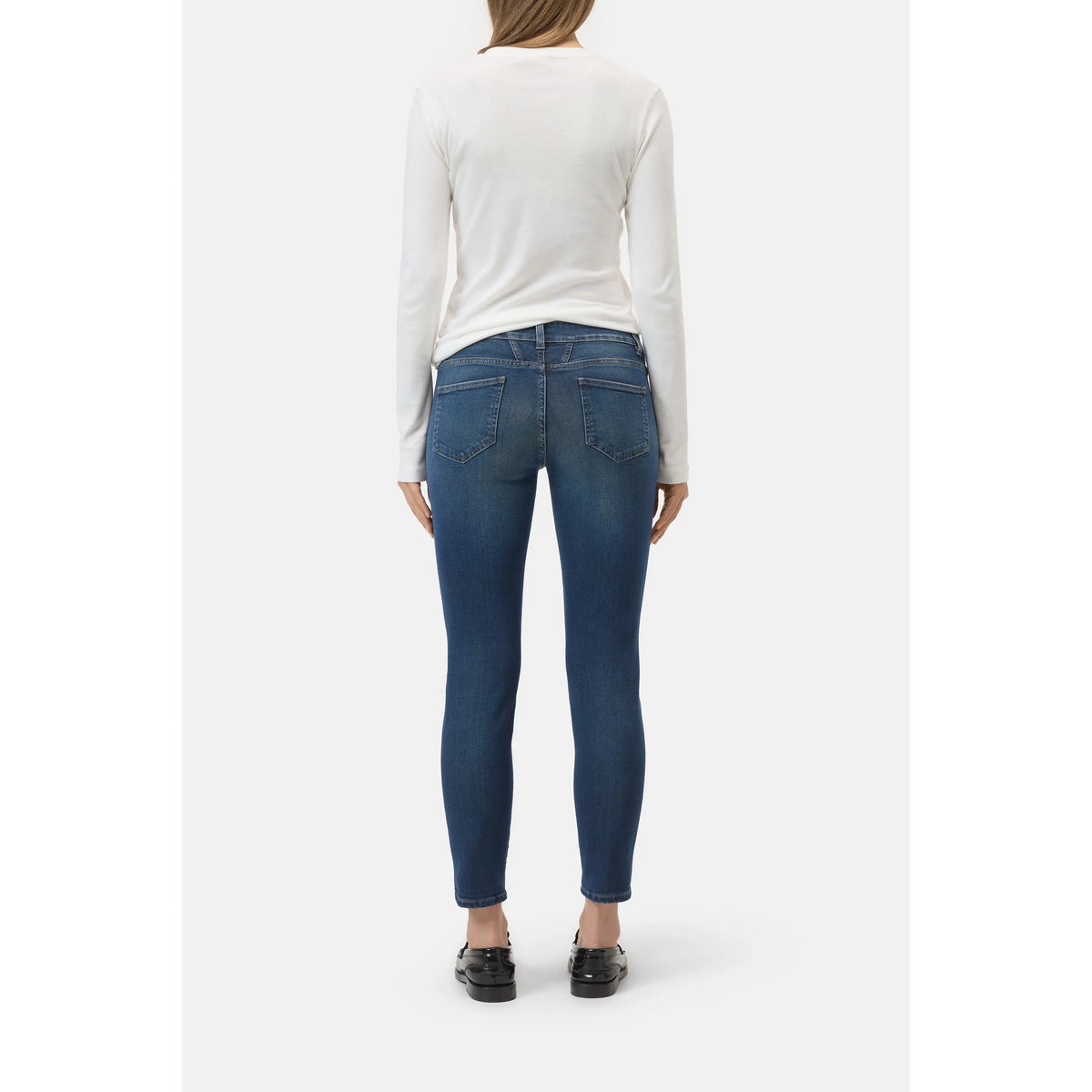 Closed Women's Baker Power Stretch Skinny Jean - Dark Blue Lavender