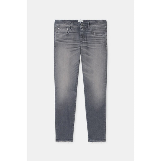 Baker Power Stretch Skinny Jeans - Mid Grey - DUNE + SALT