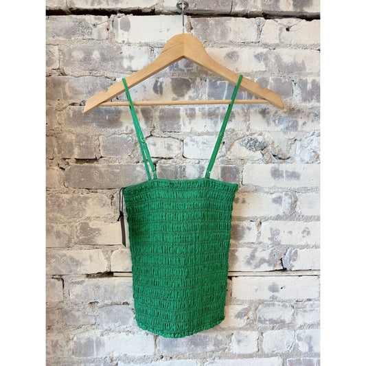 Smocked Crinkle Cami - Mojito - DUNE + SALT