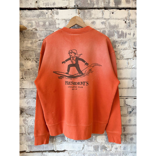 P's Sweater Mr. Surfer Painter Crew - Mandarin - DUNE + SALT