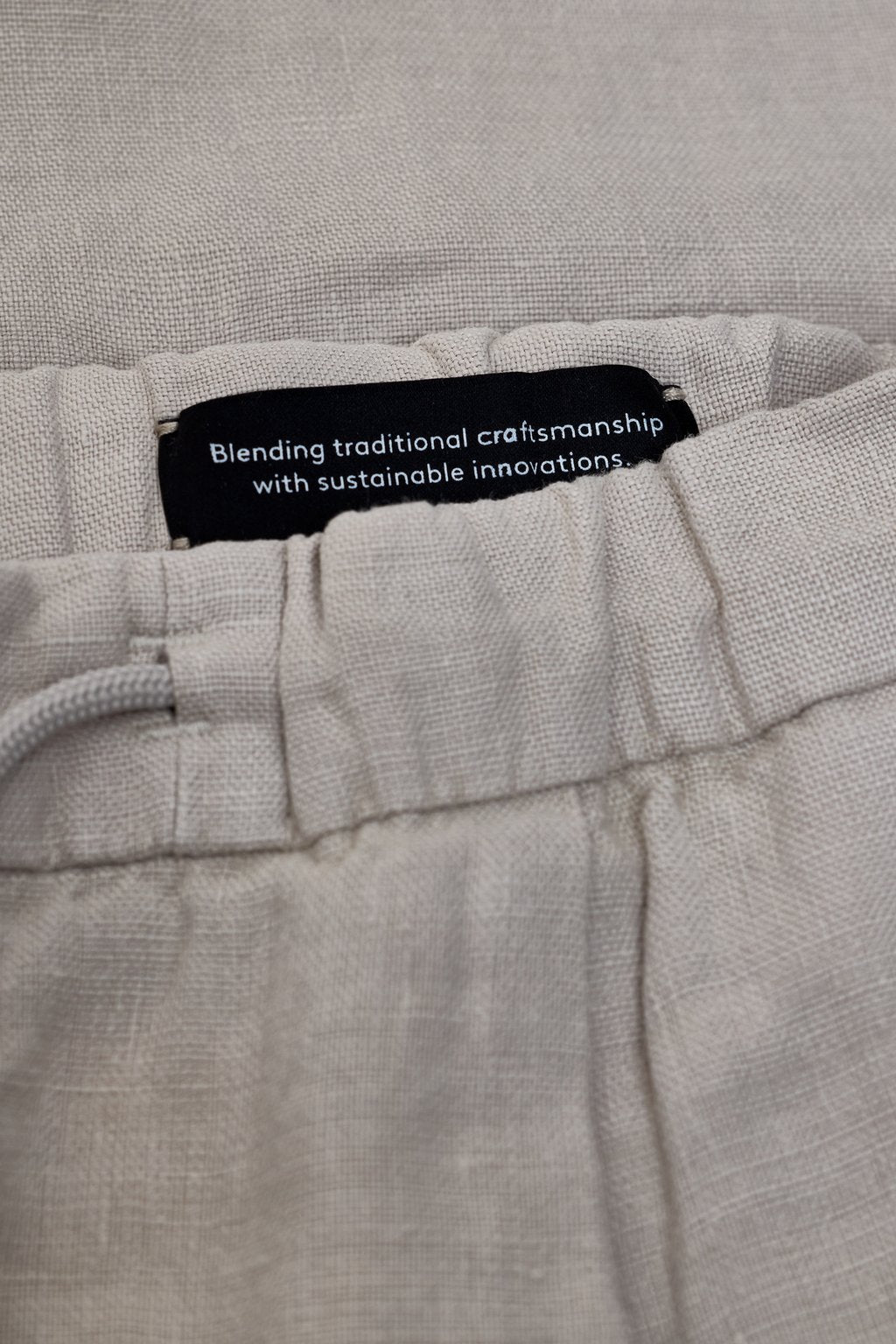 Vigo Tapered Linen Pants – Mud Grey – 4