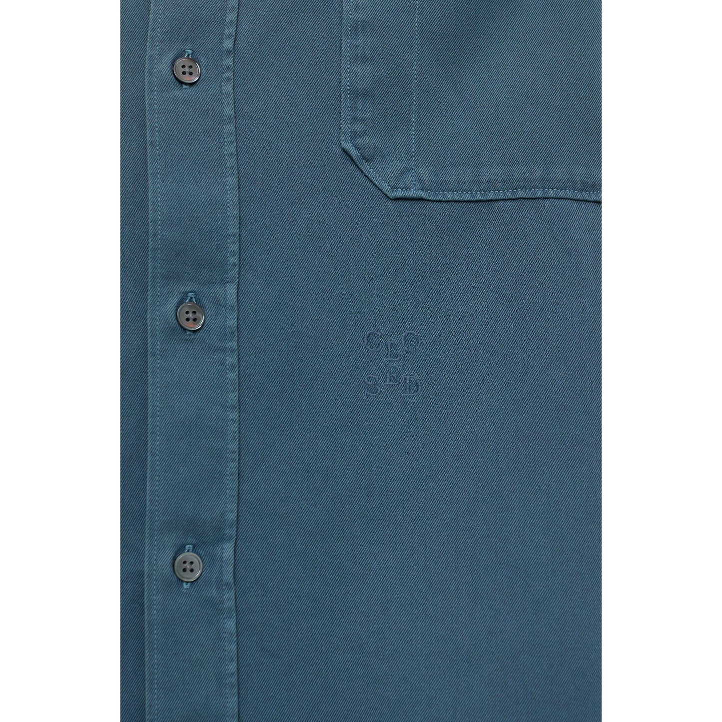 Formal Army Shirt - Graphite Blue - DUNE + SALT