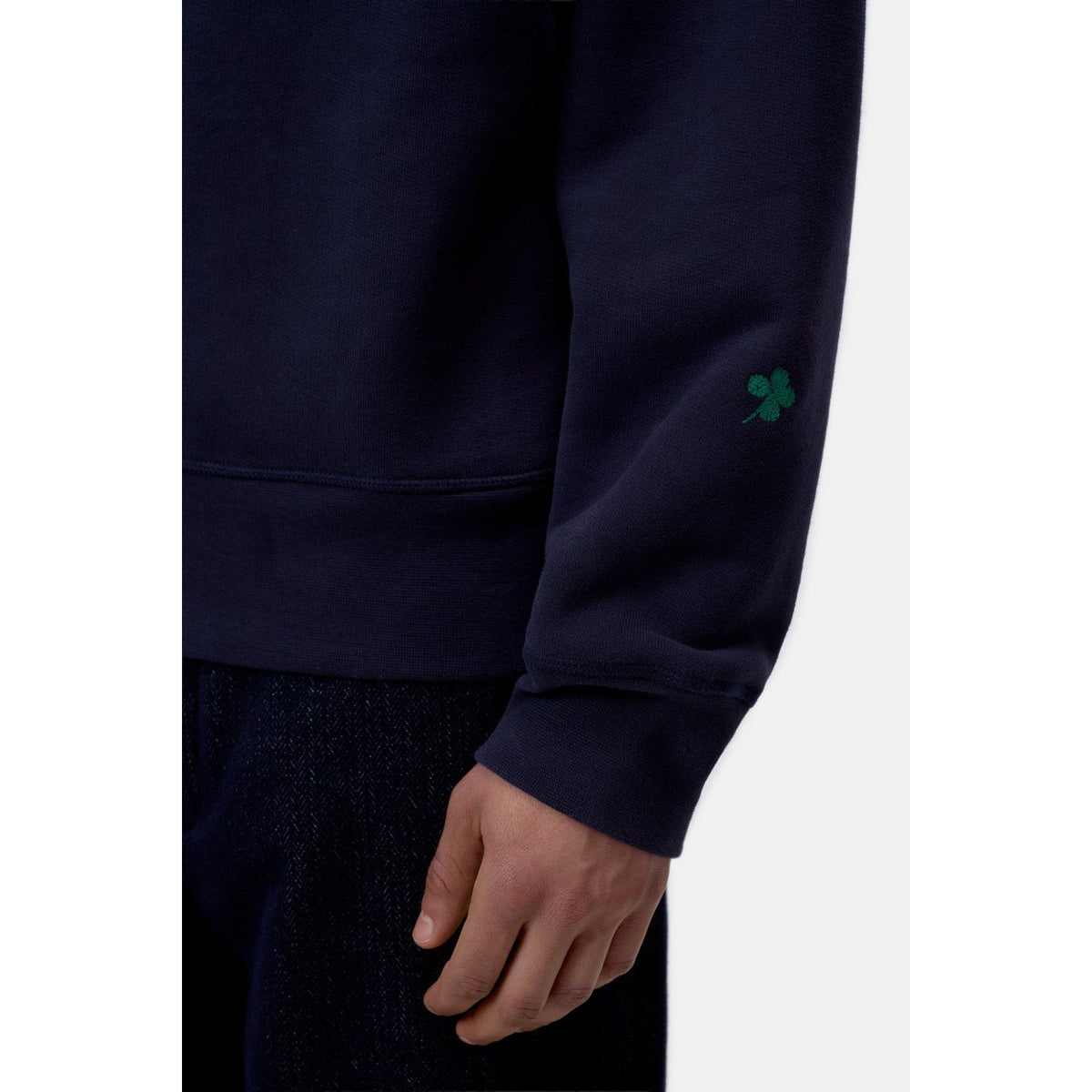 Men's Retro Hoodie by Closed Men's in dark night color, featuring a cozy fit and vintage-inspired design.