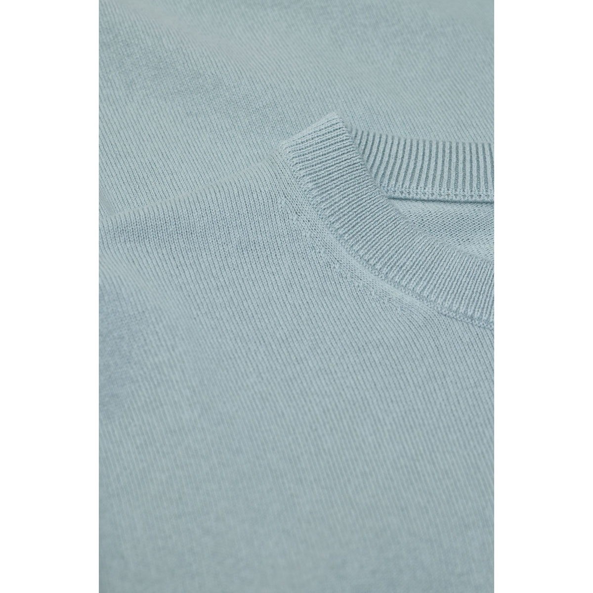 Closed Men's Fine-Knit Jumper — Drift Blue Dark Gray