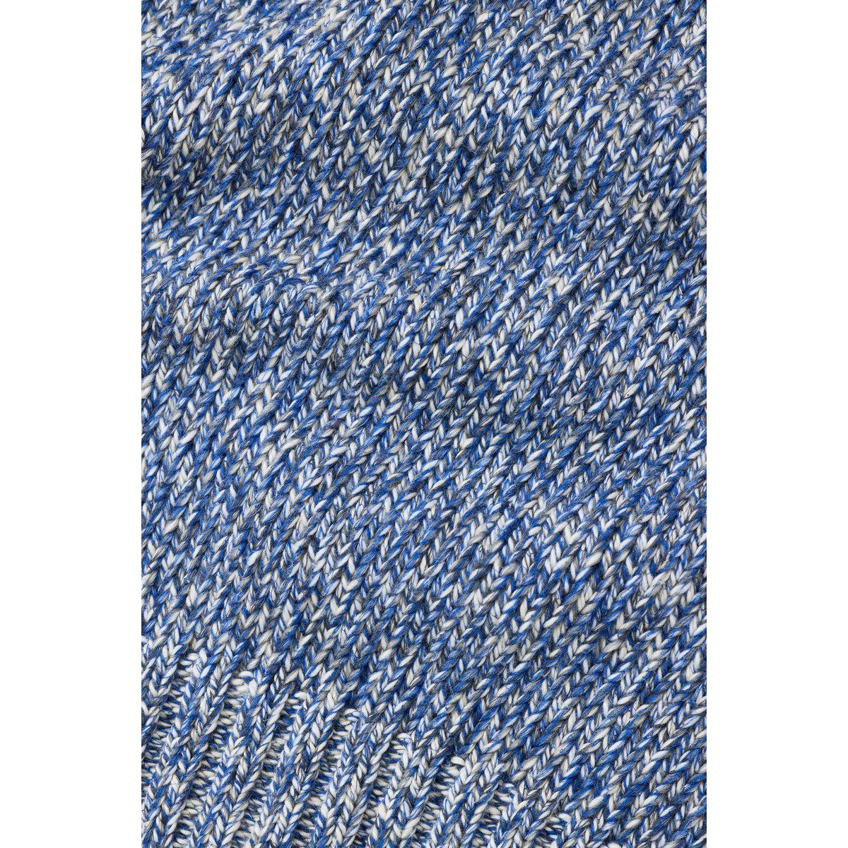 Closed Men's Mouliné Crewneck Sweater - Harbour Blue Slate Gray