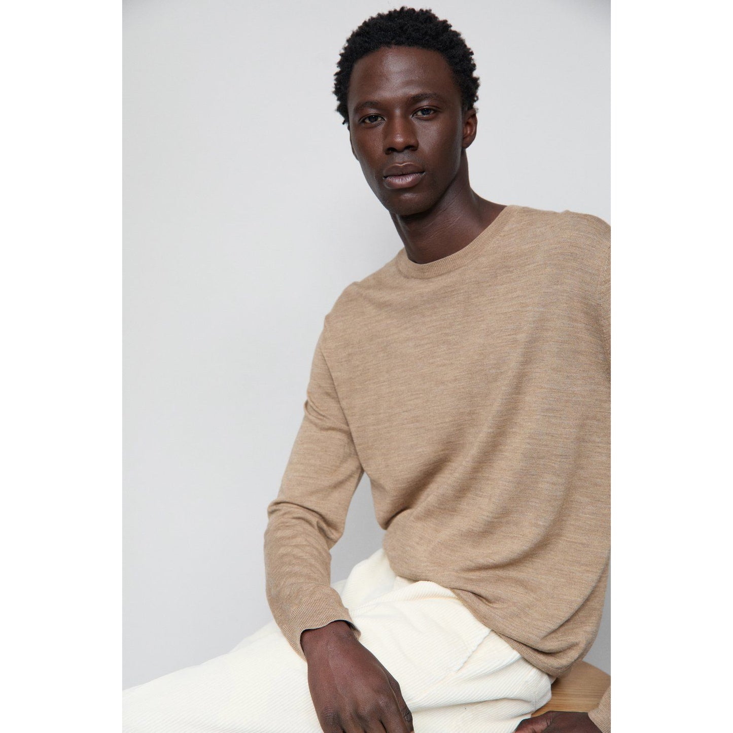 Wool Jumper - Cashew Cream - DUNE + SALT
