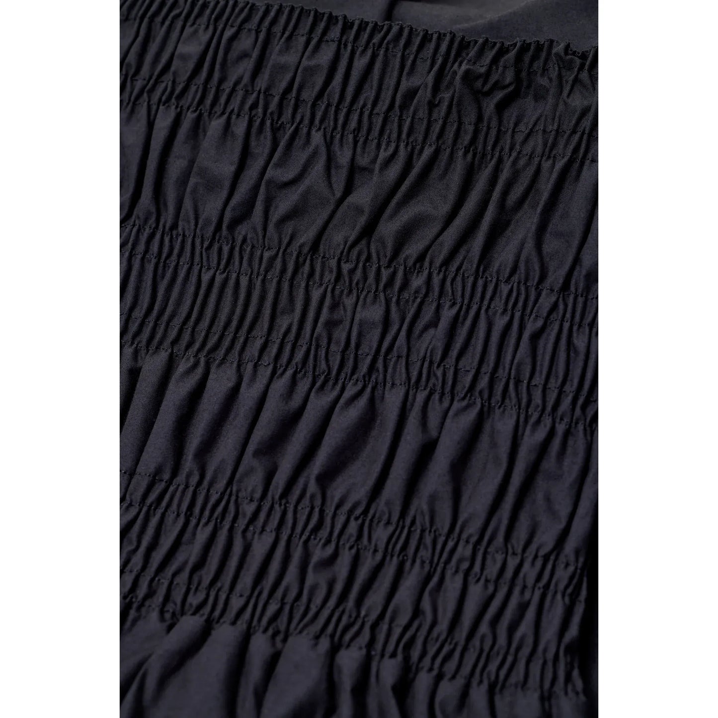 Black gathered women's skirt from Closed Women's, shown with soft fabric folds and a stylish, elegant design.