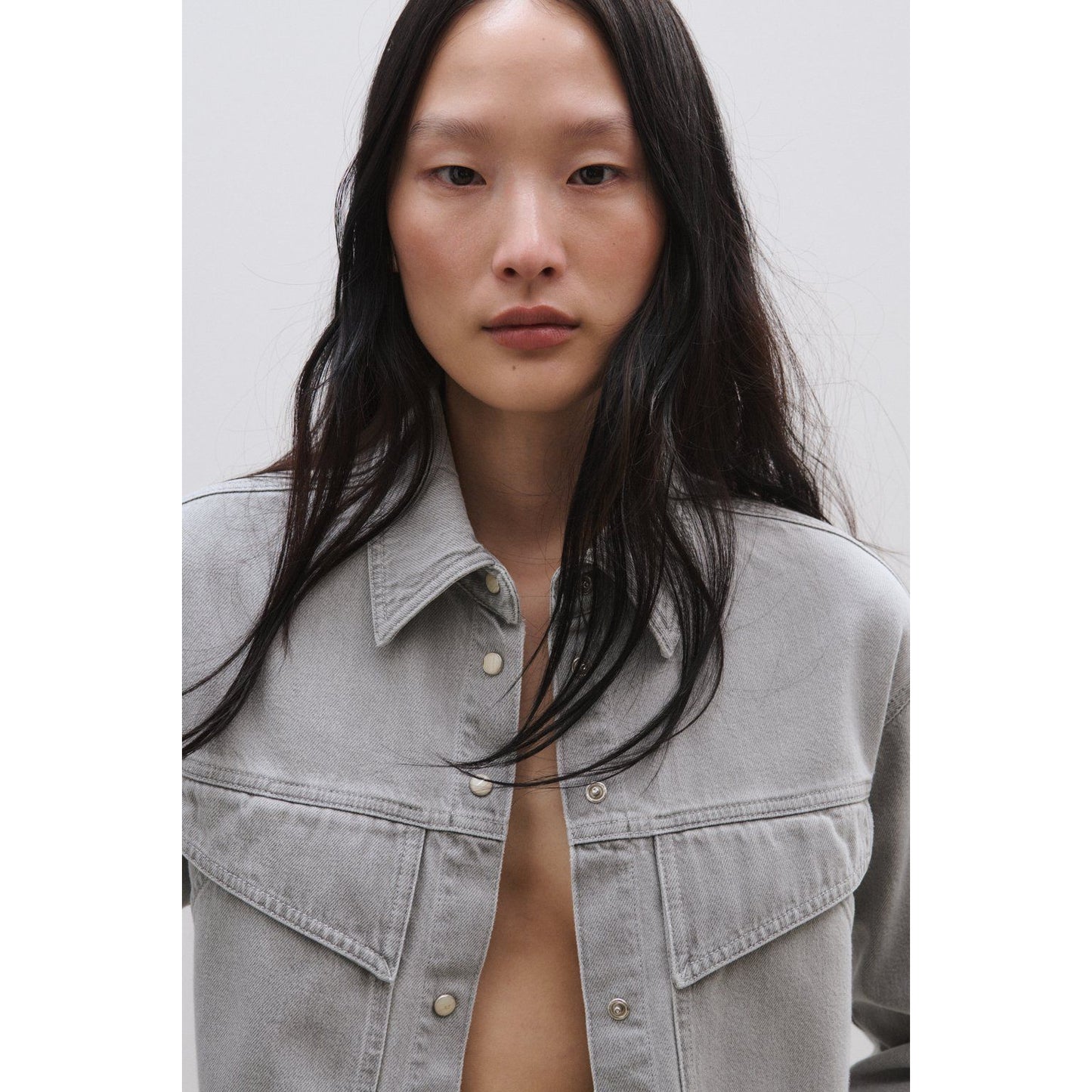 Denim Shirt - Light Grey - DUNE + SALT