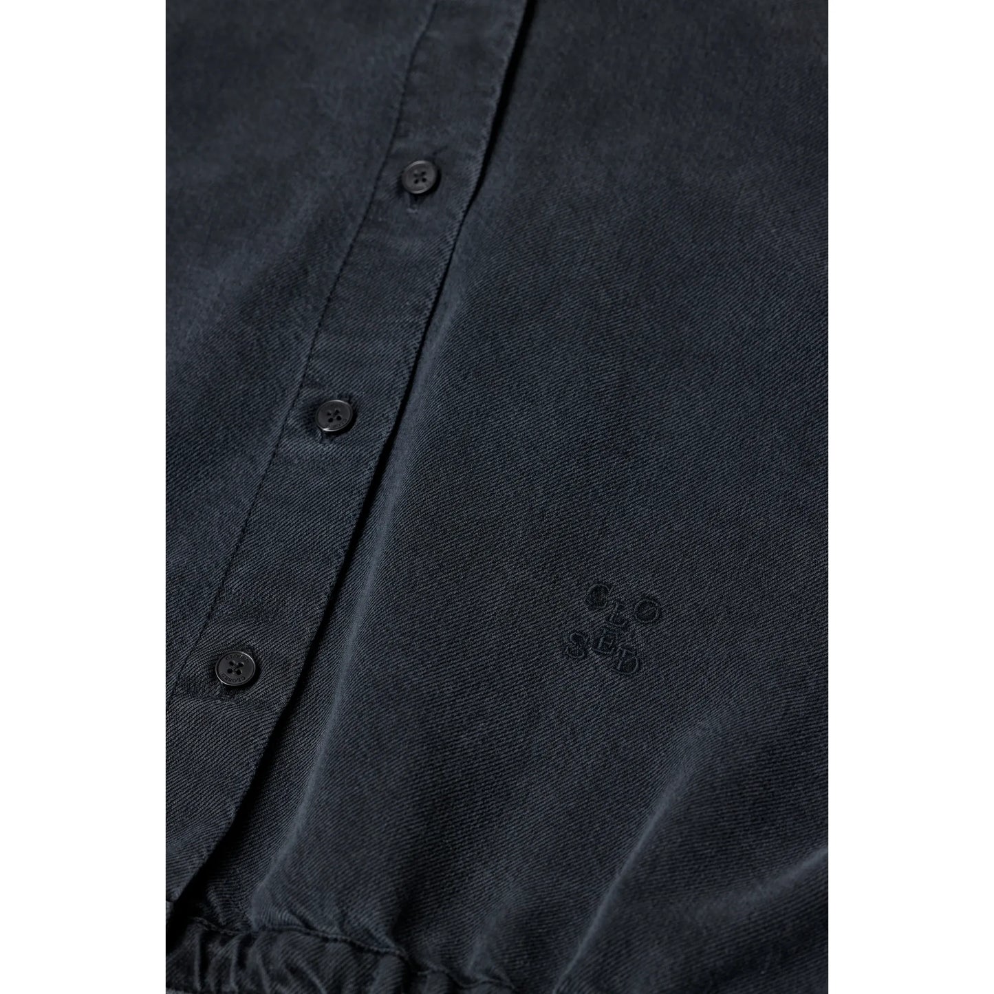 Hooded Lyocell Button-Down - Black - DUNE + SALT