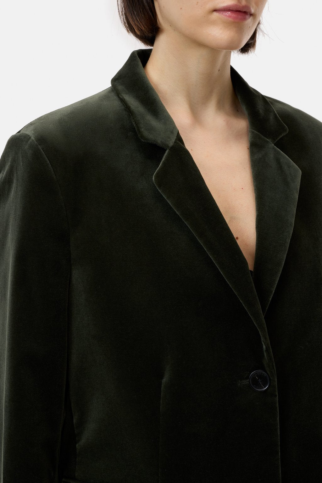 Lola Velvet Blazer - Irish Coffee - DUNE + SALT