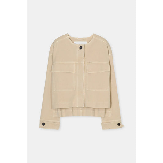 Cropped Utility Jacket - Camel Beige - DUNE + SALT