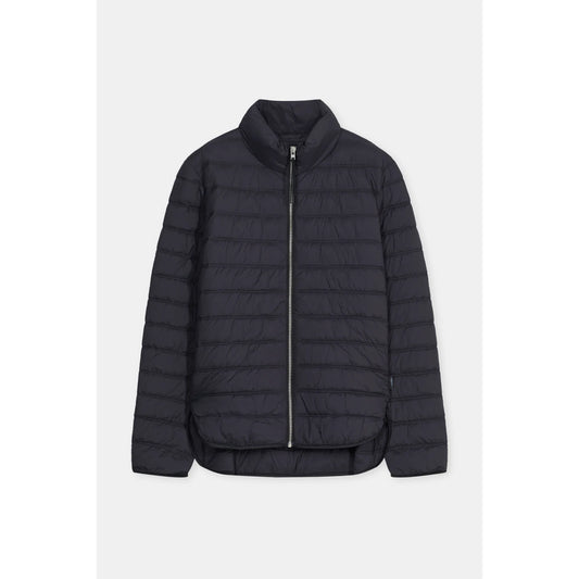 Recycled Quilted Nylon Jacket - Black - DUNE + SALT