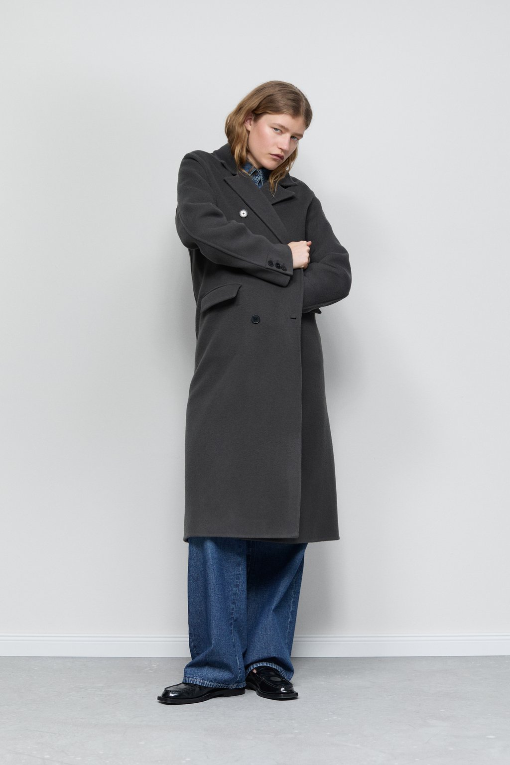 Virgin Wool Cashmere Blend Coat - Irish Coffee - DUNE + SALT