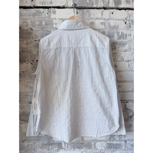 Naomi Shirt - White Stripe - DUNE + SALT